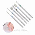thumbnail image 4 of Kit De Brocas Para Decoración De Uñas De Acero Inoxidable De 6 Piezas, Herramienta De Manicura Para Máquina Perforadora De Uñas Eléctrica Con Paquete Transparente Para Un, 4 of 7
