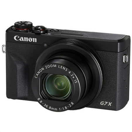 Canon PowerShot G7 X Mark III 20.2MP Wi-Fi Live Streaming Black Digital Camera