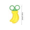 thumbnail image 2 of Yellow Children Safety Scissors Cute Fruit Shape Kids Paper Cutting Craft Tools With Protective Cover For School Art, 2 of 4