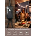 thumbnail image 4 of 2 in 1 Outdoor Smart Dimmer Plug, Smart WiFi Plug with 2 Control Sockets, 500W, Compatible with Alexa & Google Home, IP55 Waterproof Dimmer Plug, Indoor Outdoor Dimmer for String Lights, 1 Pack Black, 4 of 5