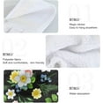 thumbnail image 5 of Dreamtimes 2 PCS 2 PCS Microfiber Hand Towels, Flowers Spring Tulip Daisy Soft Absorbent Kitchen Hand Towels with Loop, Quick Dry Multi-Function Microfiber Cleaning Cloths Bath Hand Towels, 12"x17", 5 of 6