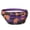 Purple Halloween Black, variant on Fanny Pack Purple Halloween Ghosts Skulls and Bats Waist Pack Bag,Running Cross Bag,Waterproof Large Fanny Packs for Women Men for Travel Running Hiking Cycling