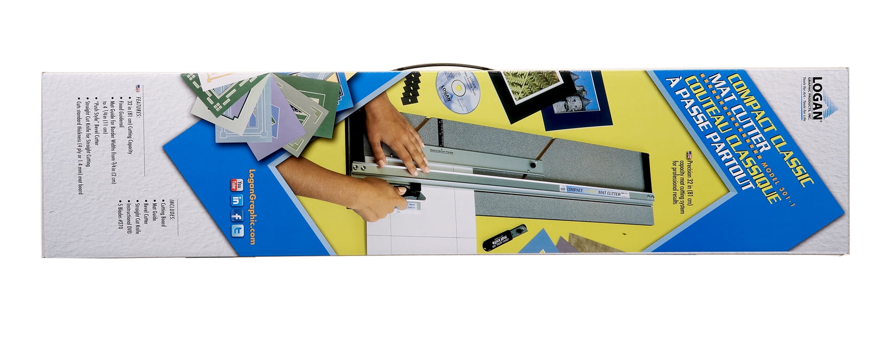 Logan 301 1 Compact Classic 32 Mat Cutter Walmart Com