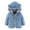 Blue, variant on Toddler Girls Boys Cute Jacket Bear Ear Hoodie Sweater Zip Up Teddy Fuzzy Warm Coat Baby Winter Outwear Clothes Pink 18-24 Months