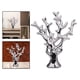 thumbnail image 1 of Árbol de la , adornos para árboles de dinero, Feng Shui, estatua de Feng Shui, árbol de cerámica Feng Shui, decoración para interiores y Plata BLESIY Estatua del árbol de la suerte, 1 of 8
