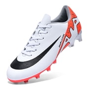 HAOSHIDUO Soccer Cleats for Men Lightweight Durable Lace-Up Outdoor Football Cleats Sports Shoes AG