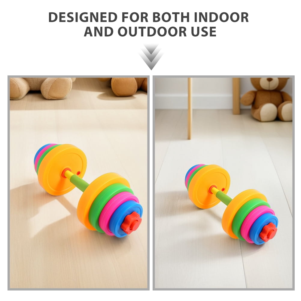 HONMEET Kids Dumbbells Multi-Color Plastic Water-Fillable Exercise Weights for Strength Training and Fitness Fun