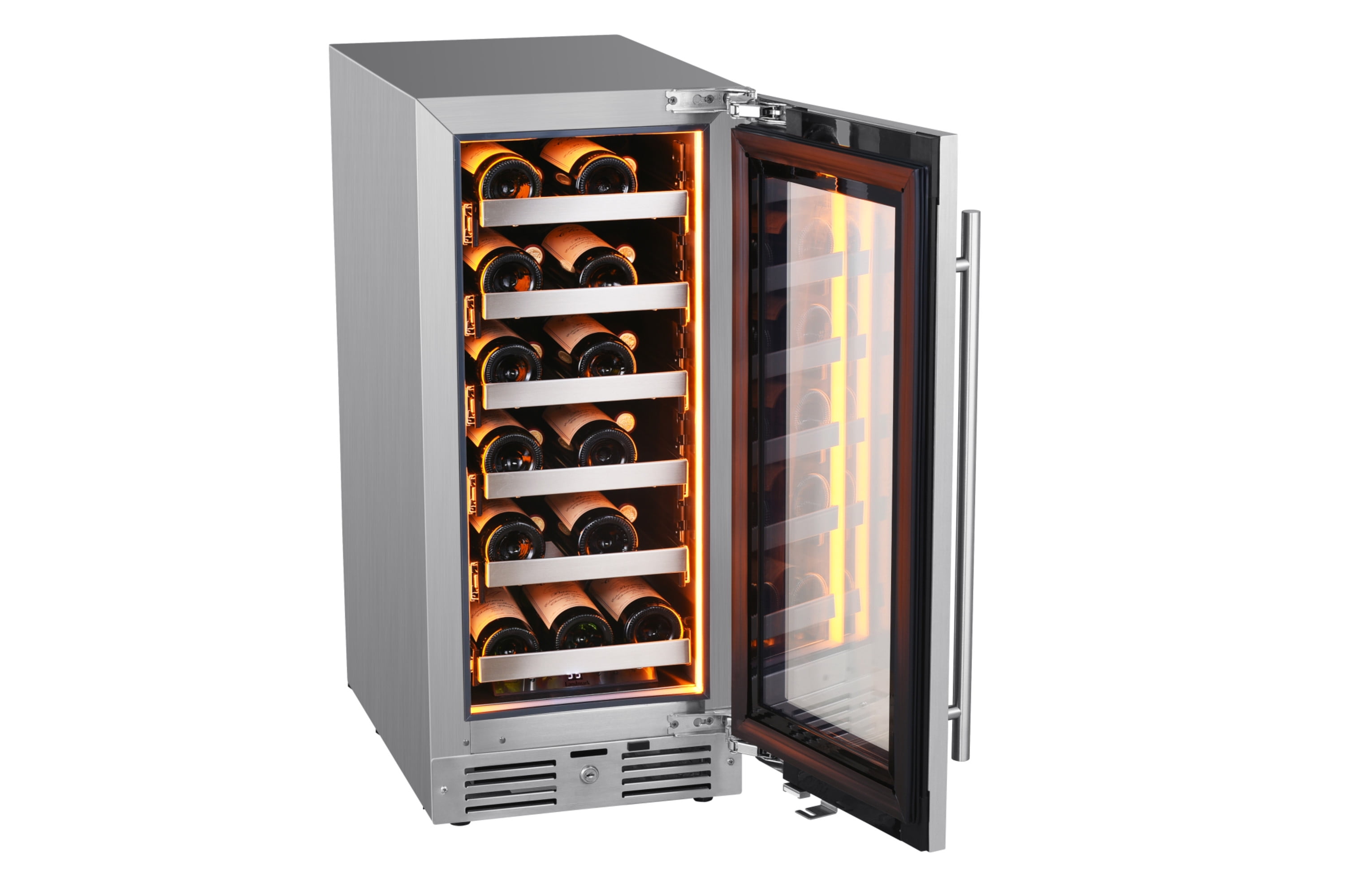Landmark L3015ui1w-Rh 15" Wide 23 Bottle Capacity Single Zone Wine Cooler - Panel Ready