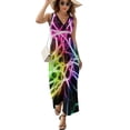 thumbnail image 3 of Fibre Optic Sleeveless Dress Women's clothing cocktail dresses birthday dresses for women, 3 of 7