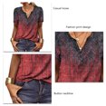 thumbnail image 4 of Camiseta de verano para mujer, camiseta de verano con cuello abotonado para mujer, camiseta de manga corta para mujer, camiseta con cuello abotonado para mujer, probada y confiable, 4 of 5