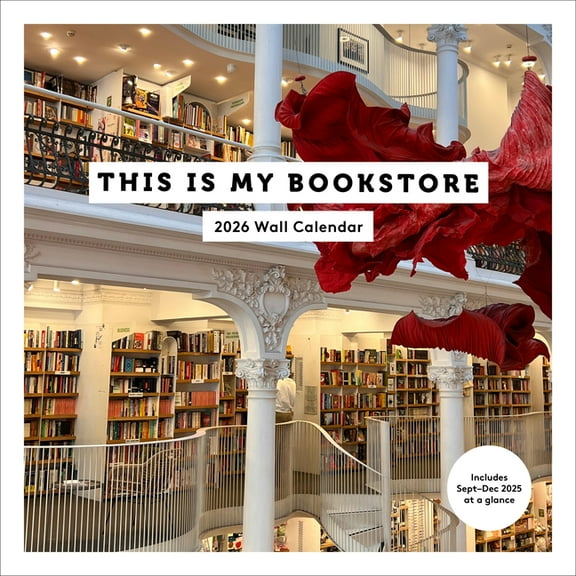 This Is My Bookstore 2026 Wall Calendar, (Paperback)