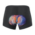 thumbnail image 4 of Pantalones cortos de ciclismo Hombres que ciclan en ropas de pecho cortos acolchonados Gel MTB para bicicletas Shorts para bicicletas, 4 of 8