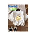 thumbnail image 1 of Pom Pom Purin print t-shirt, short sleeve crew neck casual top for summer & spring, Women's clothing, 1 of 6