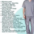 thumbnail image 2 of M&M SCRUBS Men's Scrub Set Medical Scrub Top and Pants, 2 of 7