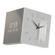 thumbnail image 4 of Reloj de esquina adorno de pared reloj de esquina angular regalos reloj de pared cuadrado para Gris, 4 of 9