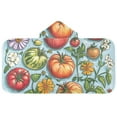 thumbnail image 5 of Yayeee Kids Hooded Towels Toddler Soft Absorbent Beach Bathing Wrap 50" x 23.5", Floral Tomatoes, 5 of 5