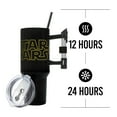 thumbnail image 2 of Star Wars Vacuum Insulated 40 Oz Stainless Steel Tumbler with Sculpted Lightsaber Handle Leak-Proof Lid & Double-Wall Insulation for Travel or Home, 2 of 7