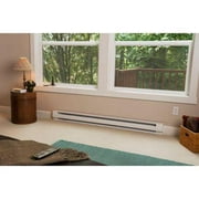 72 Electric Baseboard Heater, White, 1125/1500W, 208/240V