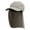 Khaki, variant on Chicken Silhouette Embroidered Flap Hats - Khaki OSFM
