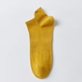 thumbnail image 2 of Yuanlong Socks Spring Summer Basic Solid Color Thin Shallow Low-Cut Socks Daily Adult Breathable Lightweight Short Socks, 2 of 3