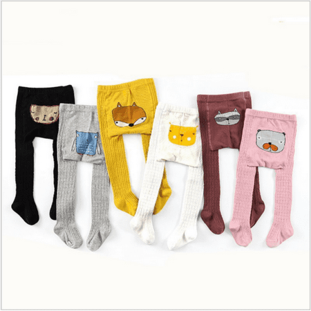Baby Girls Toddler Kids Bow Cotton Warm Tights Stockings Pantyhose Pants Socks