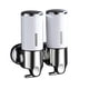 thumbnail image 1 of Dispensador de jabón de doble ducha de acero inoxidable Tenedor suave Manual de plástico Caja de plástico Accesorios de baño Suministros para el hogar para el hotel blanco seitruly  HA011287-04B, 1 of 7