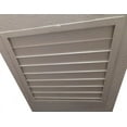Residential Fan Shutter Cover Attic Exhaust Vent Stop Sealer Door