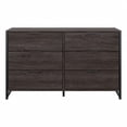 thumbnail image 3 of Atria 6 Drawer Dresser in Charcoal Gray - Engineered Wood, 3 of 5
