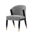 thumbnail image 6 of Manhattan Comfort Ola Dining Chair with Solid Wood Frame in Gray  - Set of 2, 6 of 6