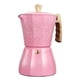 thumbnail image 3 of 3X la Cafetera Latte Mocha Cafetera Espresso Moka Italiana Cafetera Olla Cafetera de Estufa 300Ml Rosa, 3 of 6
