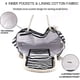 thumbnail image 5 of Extra Large Waterproof Canvas Beach Bag With 4 Inner Pockets For Travel Gym Swim And Beach Holiday, 5 of 5