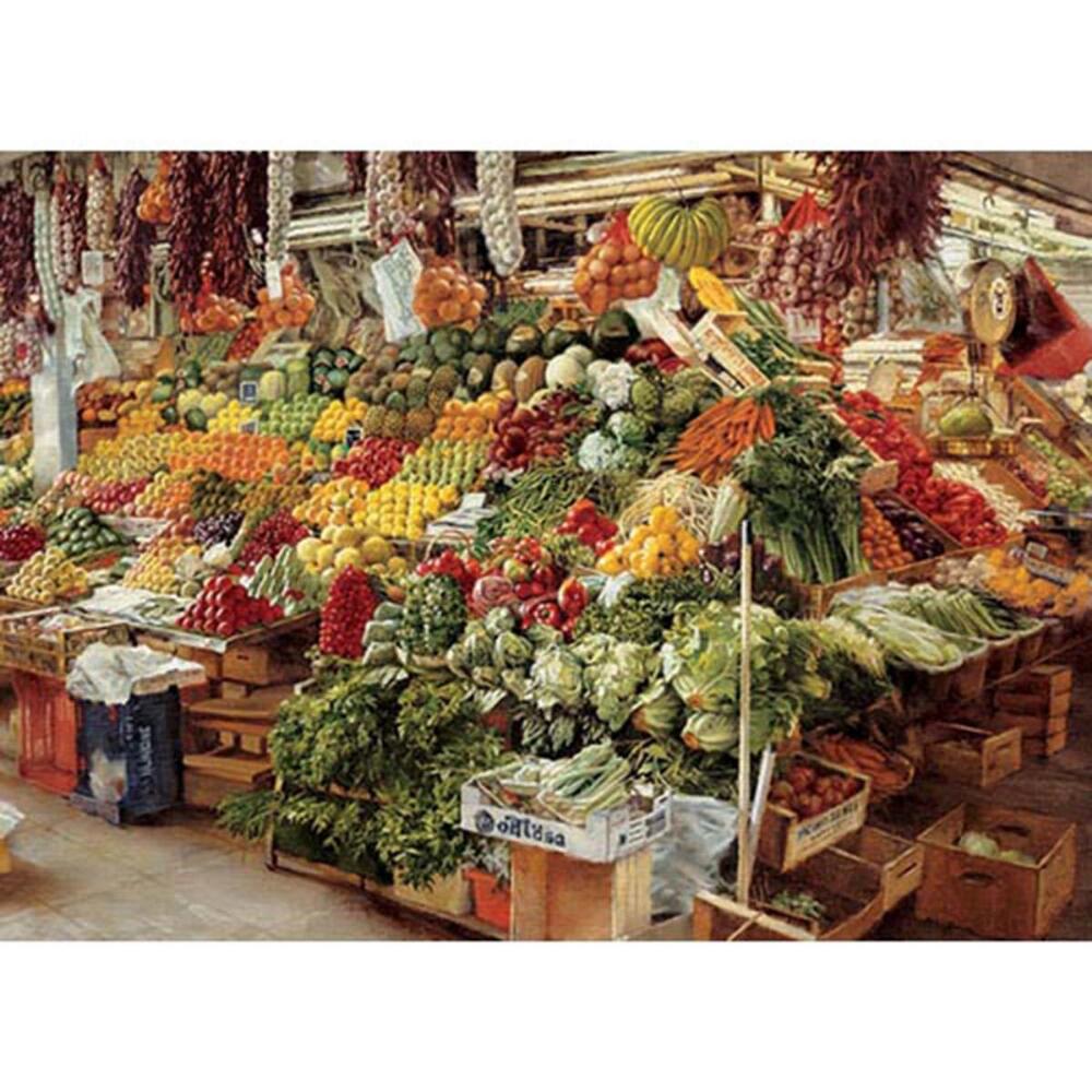 Cobble Hill Barcelona Market Jigsaw Puzzle - Walmart.com ...