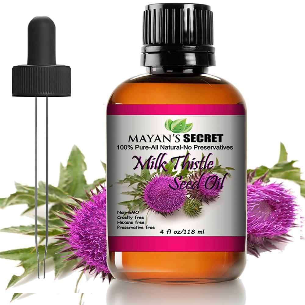 Mayan’s Secret Milk Thistle Seed Oil 100 Pure Cold Pressed Rich in
