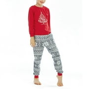 LSFY Matching Family Christmas Pajamas Set Family Cute Sleepwears Holiday Outfits For Child Matching Pajamas Long Sleeve Set
