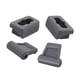 thumbnail image 2 of 2 piezas 1078110141 Clips para visera solar, accesorios profesionales resistentes, reemplazo directo Gris, 2 of 9