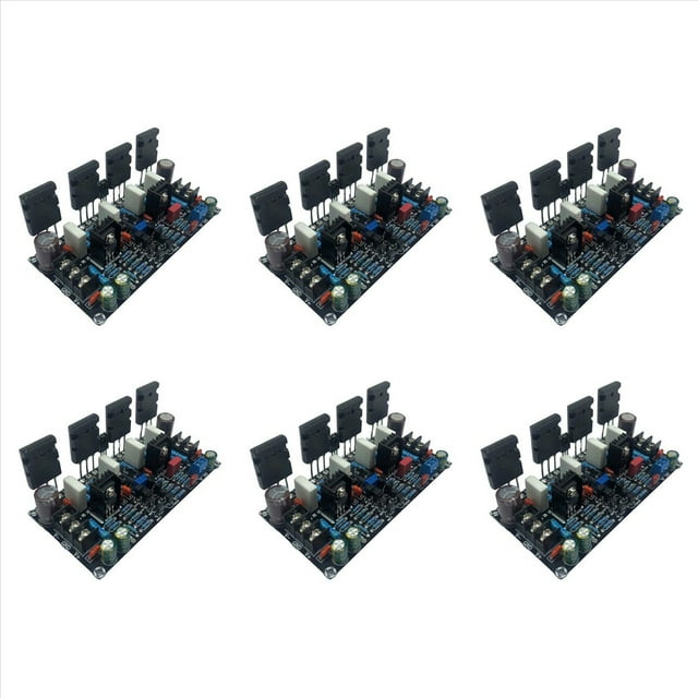6X Placa de Amplificador de Potencia Mono 1943 + 5200 Placa de Amplificador de Tubo Posterior de 200 W de Alta Potencia