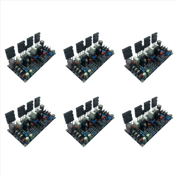 6X Placa de Amplificador de Potencia Mono 1943 + 5200 Placa de Amplificador de Tubo Posterior de 200 W de Alta Potencia