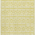 thumbnail image 4 of HomeRoots 676304 5 x 8 ft. Yellow & Ivory Geometric Transitional Washable Machine Made Rectangle Area Rug with UV Protection, 4 of 9