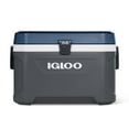 thumbnail image 2 of Igloo MaxCold 54 qt Hard Ice Chest Cooler, Blue Gray, 2 of 13