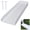 WHITE, variant on PP Rainwater Gutter Downspout Splash Block, Drain Extension Device, Home Garden Drainage System Accessory