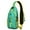Yellow-165, variant on Crossbody Sling Backpack for Women Men Tropical Banana on Green Background Shoulder Sling Crossbody Casual Chest Bag for Travel Sports Running Hiking