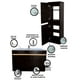 thumbnail image 5 of Combo De Gabinete para Baño Lavamanos Y Monomando + Gabinete Organizador Moscú, 5 of 6