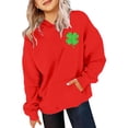 thumbnail image 2 of SXcggal Kids St. Patrick's Day Long Sleeve Pullover Hoodie Leisure Fashionable Handsome Baby Tops, 2 of 3