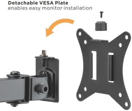 Link2Home Articulating Dual Monitor Mount for 17–32 Inch Screens
