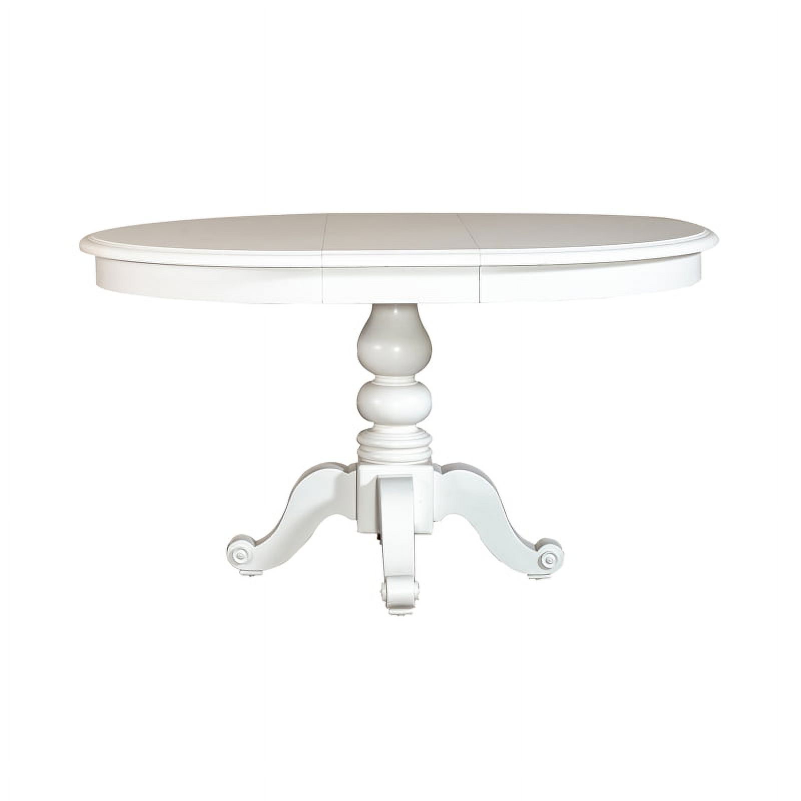 Summer House White 5 Piece Pedestal Table Set - image 4 of 14