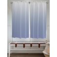 thumbnail image 6 of Bedroom Curtains 63 Inches length, Ombre Grey Blue| Window Treatment Curtain Drapes, Abstract Art Rod Pocket Curtain Panels for Living Room Kitchen, 42"x63", 2 Panels, 6 of 7