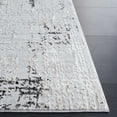 thumbnail image 3 of SAFAVIEH Parker Tyson Distressed Polyester Area Rug, Light Grey/Black, 6'7" x 6'7" Square, 3 of 8