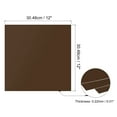 thumbnail image 2 of Vinilo Láminas Adhesivo Unique Bargains 30 x 30cm Marrón para Artesanía, 2 of 5