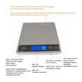 10kg Digital Kitchen Scale Multi-function LCD Display Stainless Steel ...