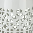 thumbnail image 2 of Surya Ridgeway Modern Ceramic and Porcelain Garden Stool in White, 2 of 3